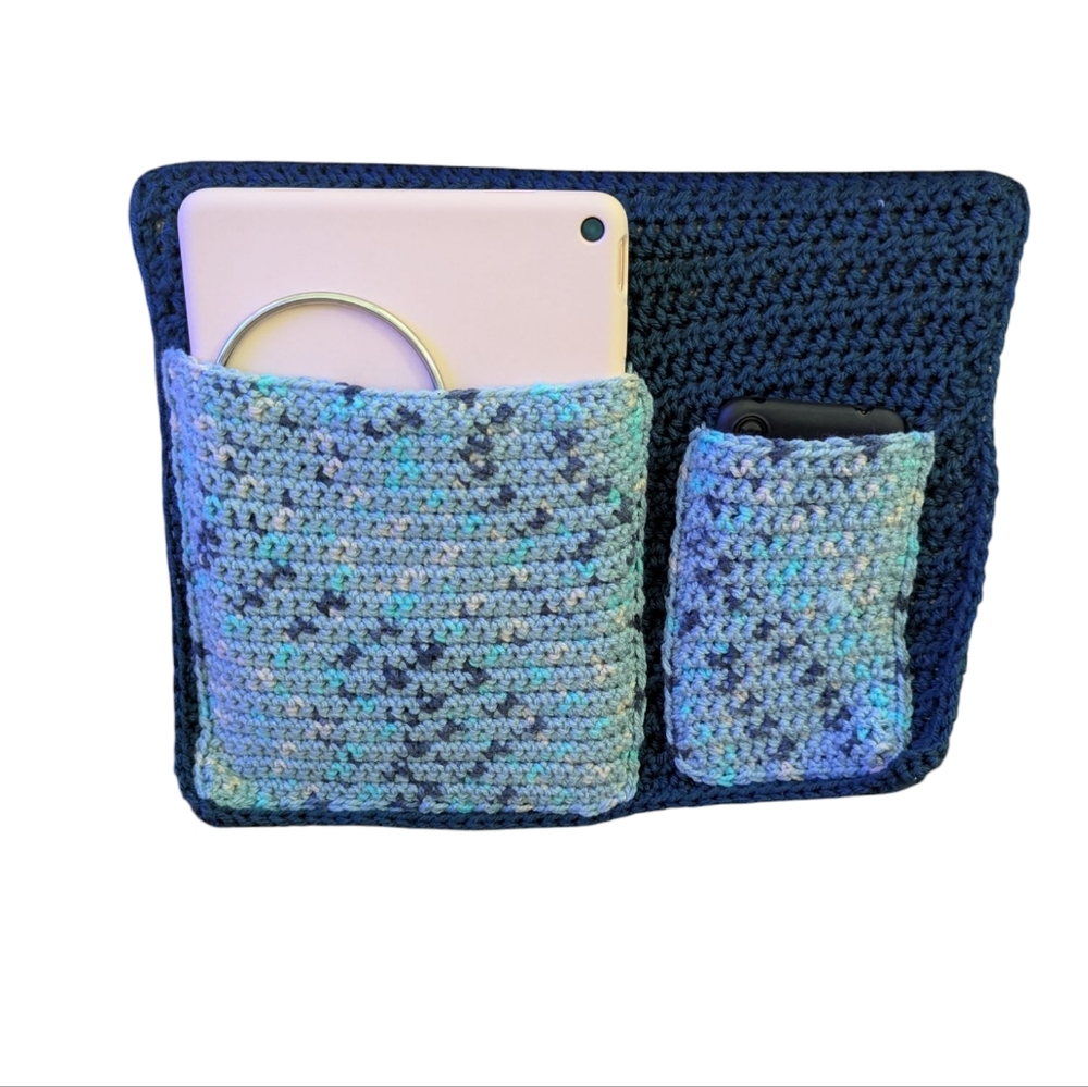 Handmade Crochet Bedside Buddy Storage